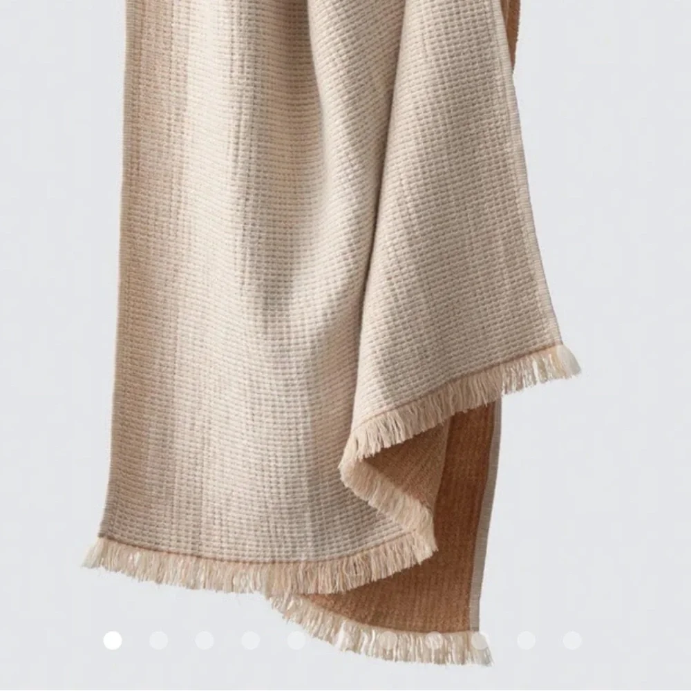🆕The Citizenry Aegean Tan Textured Bath Sheets (2) with Hand Towels (2) Linen